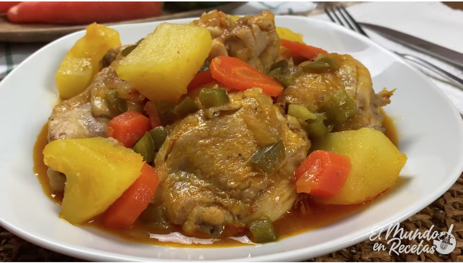 GUISO DE POLLO CON VERDURAS