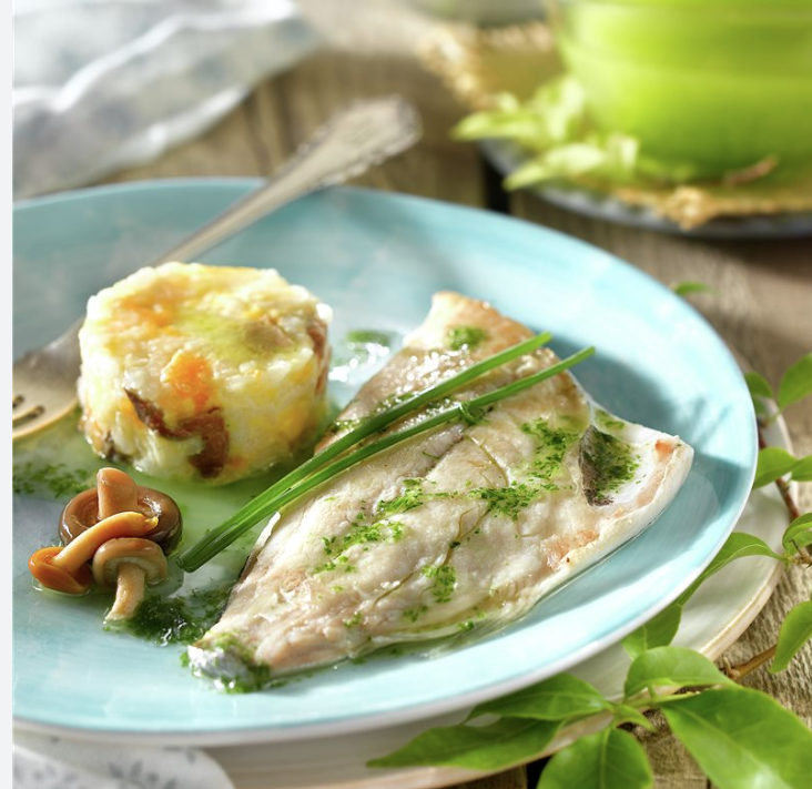 Dorada a la plancha con arroz.
