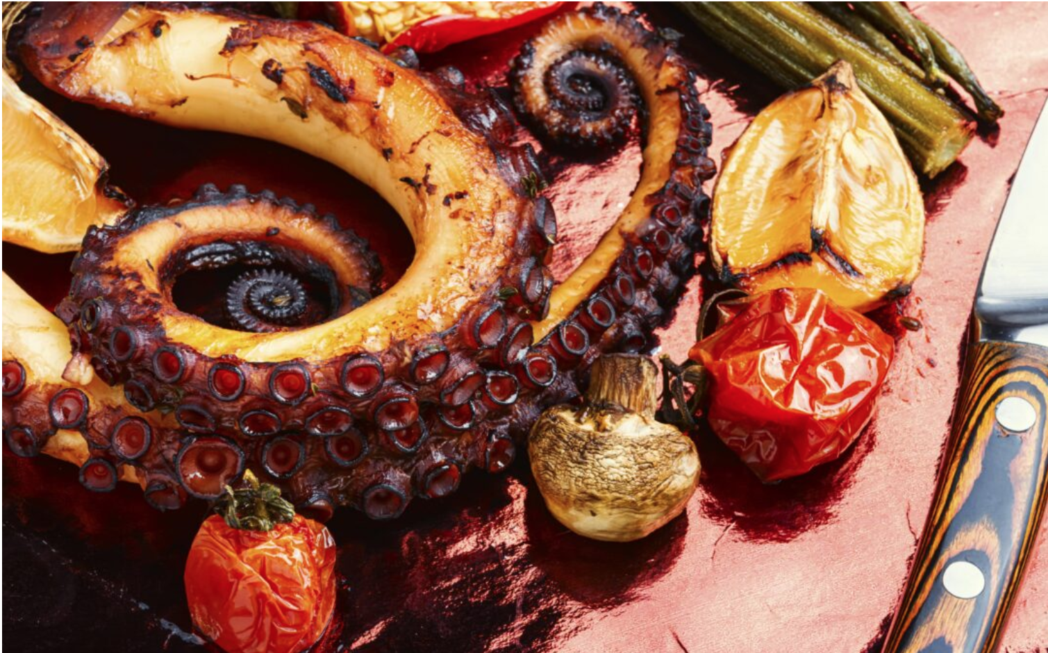 Receta de pulpo asado al estilo Murciano