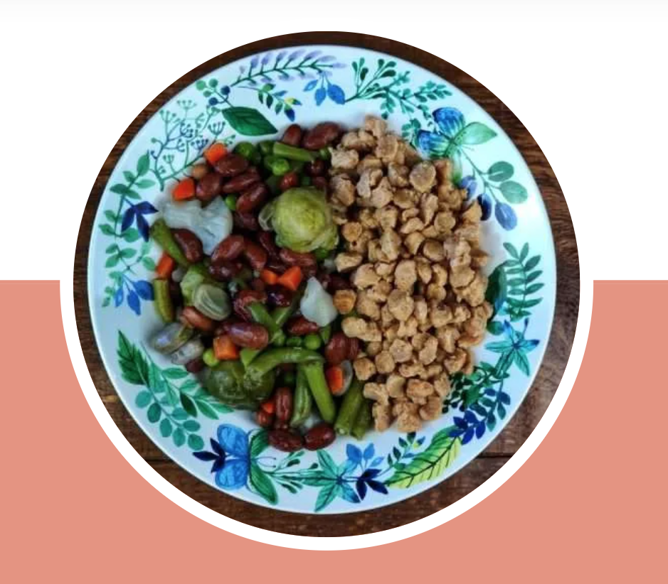 ALUBIAS ROJAS CON VERDURAS Y SOJA TEXTURIZADA