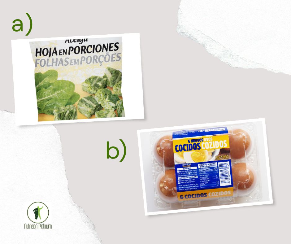 Acelgas con huevos cocidos.