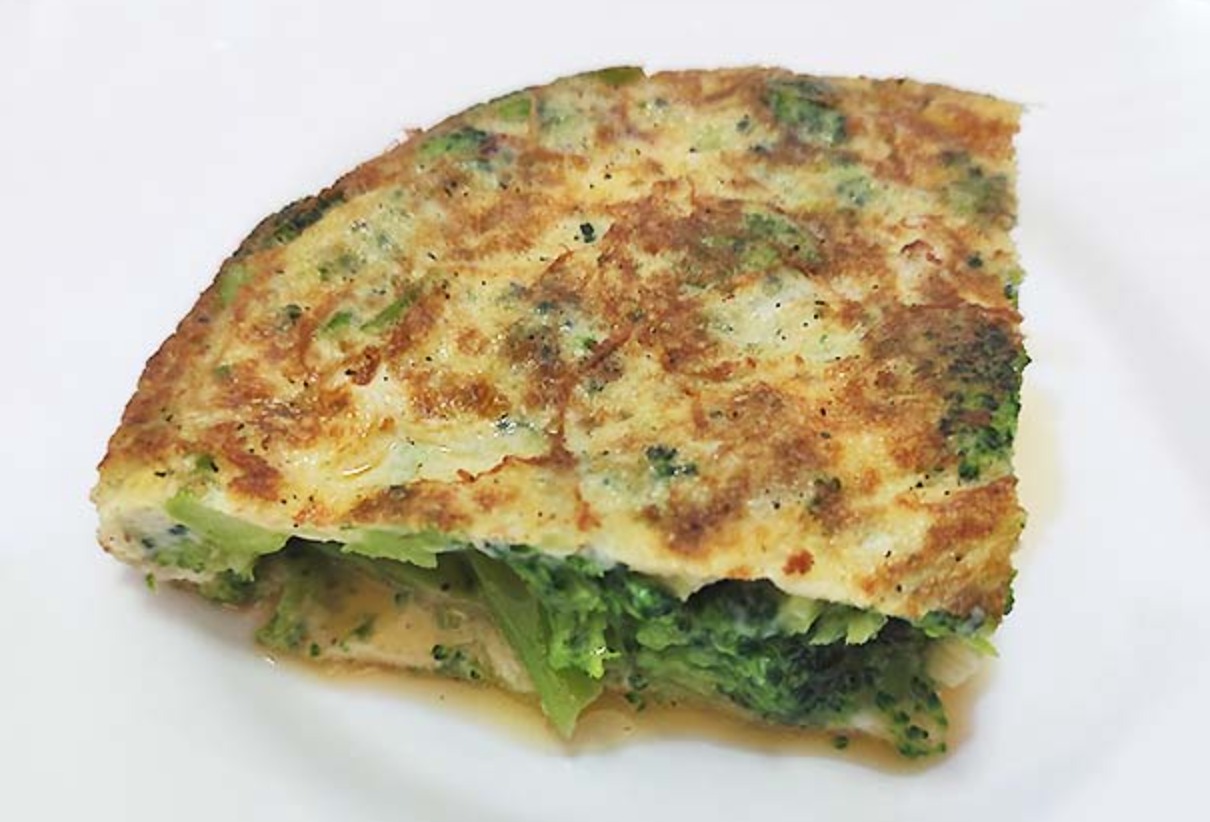Tortilla de brócoli