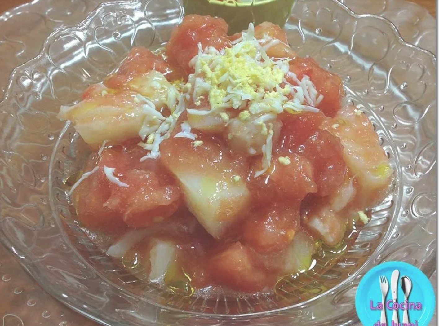 Pipirrana de bacalao