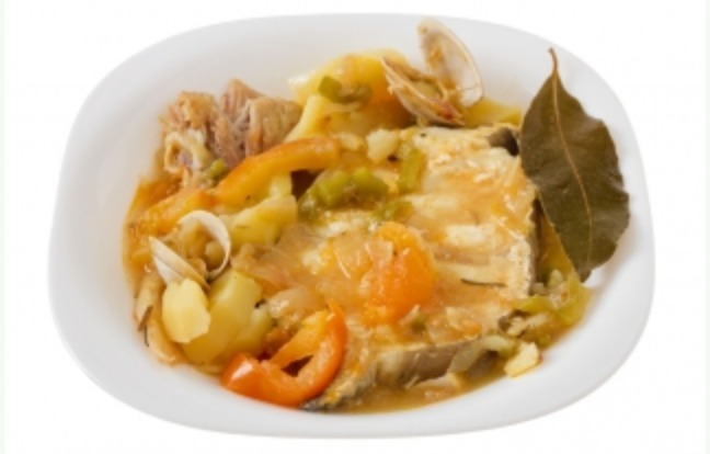 Merluza guisada con verdura