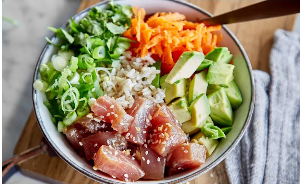 Poke bowl' de atún
