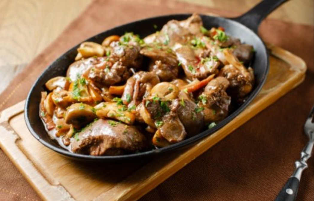 Receta de setas con pollo