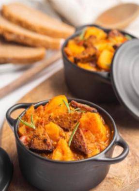 Guiso de Tempeh con Patatas